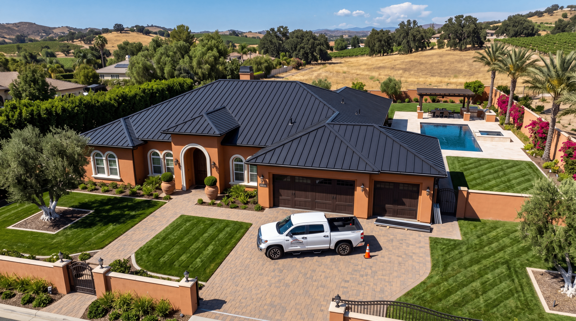 Standing Seam Metal Roof · Temecula